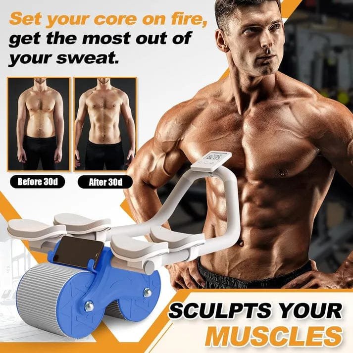 عجلة التمارين الرياضية بشاشة رقميه